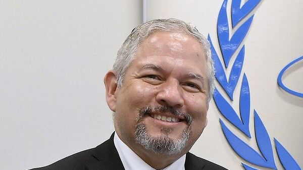 Eduardo Enrique Reina García, secretario de Relaciones Exteriores y Cooperación Internacional de Honduras  - Sputnik Mundo