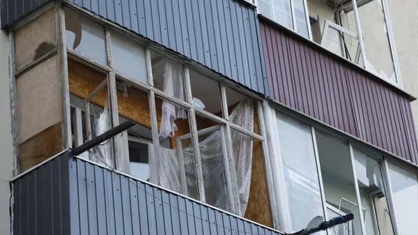 Las consecuencias del bombardeo ucraniano en la ciudad rusa de Bélgorod  - Sputnik Mundo