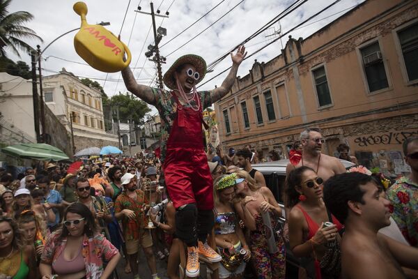 Preparativos para el carnaval de Río de Janeiro, Brasil. - Sputnik Mundo