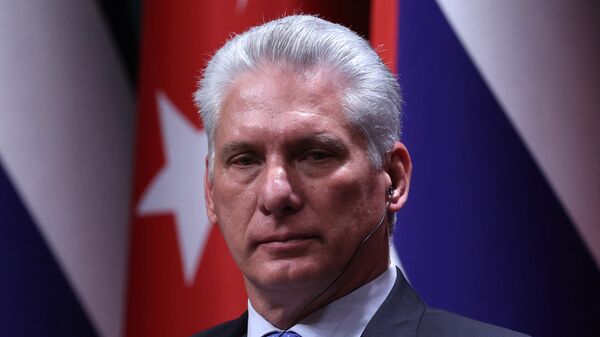 Miguel Díaz-Canel, presidente de Cuba  - Sputnik Mundo