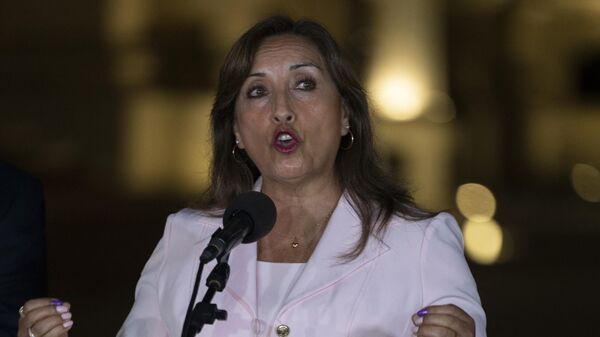 Dina Boluarte, presidenta de Perú.  - Sputnik Mundo