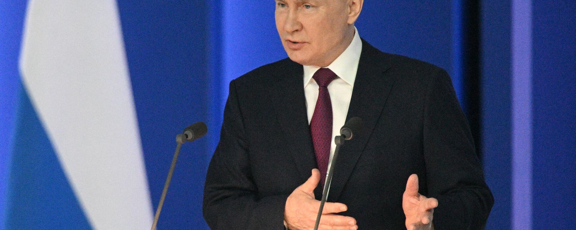 El presidente Vladimir Putin anunció la salida de Rusia del tratado START III. - Sputnik Mundo, 1920, 21.02.2023