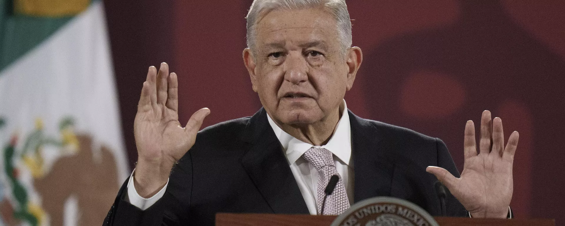 O presidente do México, Andrés Manuel López Obrador, respondeu aos temores dos Estados Unidos sobre a reforma eleitoral.  - Sputnik World, 1920, 28.02.2023