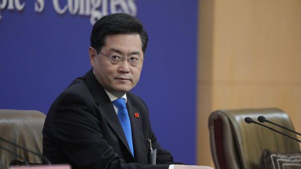 Qin Gang, ministro de Asuntos Exteriores chino - Sputnik Mundo