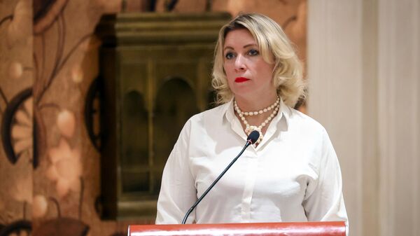 María Zajárova, la portavoz del Ministerio de Exteriores de Rusia   - Sputnik Mundo