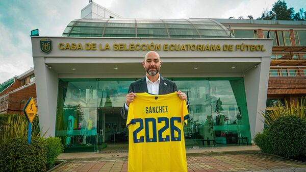 Félix Sánchez Bas, director técnico de la selección de fútbol de Ecuador - Sputnik Mundo