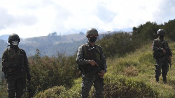 Soldados en Guatemala (archivo) - Sputnik Mundo