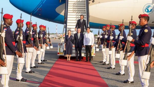 El presidente argentino, Alberto Fernández, llega a XXVIII Cumbre Iberoamericana en República Dominicana - Sputnik Mundo