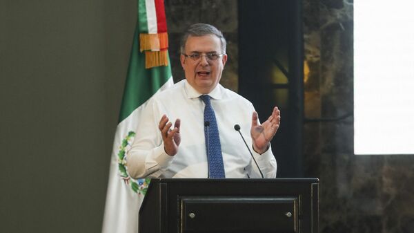 El secretario de Relaciones Exteriores mexicano, Marcelo Ebrard. - Sputnik Mundo