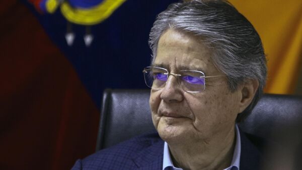 El presidente de Ecuador, Guillermo Lasso   - Sputnik Mundo