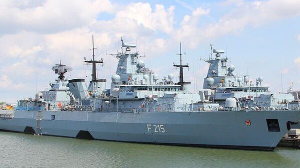 La fragata de las Fuerzas Marítimas de Alemania Brandenburg - Sputnik Mundo