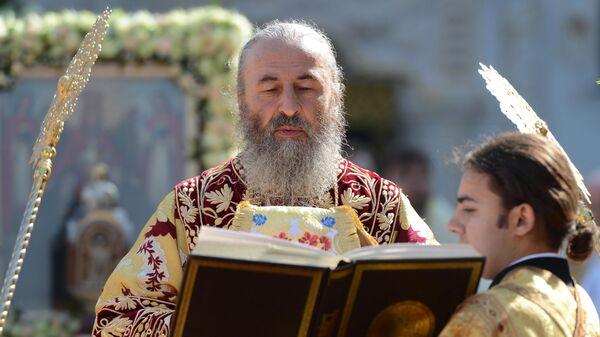 El primado de la Iglesia ortodoxa ucraniana canónica, metropolitano de Kiev y toda Ucrania Onufri  - Sputnik Mundo