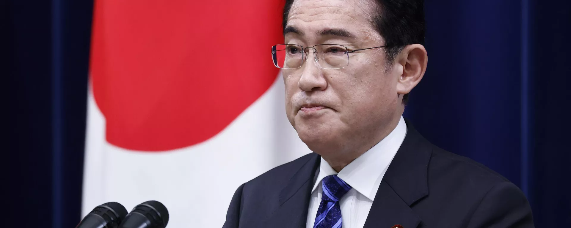El primer ministro japonés Fumio Kishida El primer ministro japonés Fumio Kishida - Sputnik Mundo, 1920, 16.07.2023