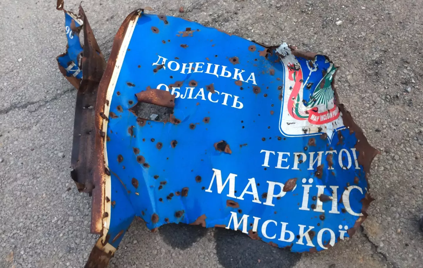 Targa distrutta del quartiere Márinka - Sputnik World