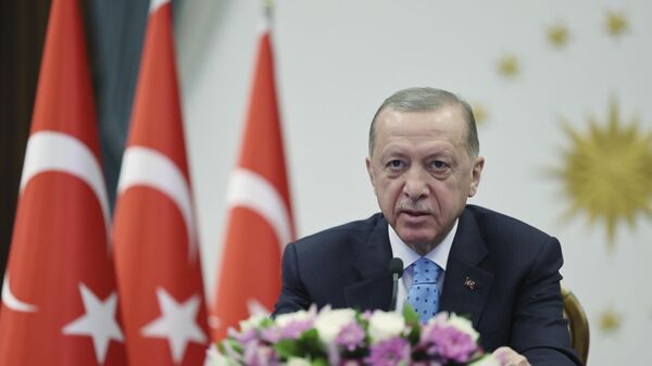 El presidente de Turquía, Recep Tayyip Erdogan - Sputnik Mundo