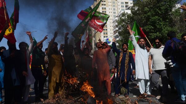 Protestas en Pakistán - Sputnik Mundo