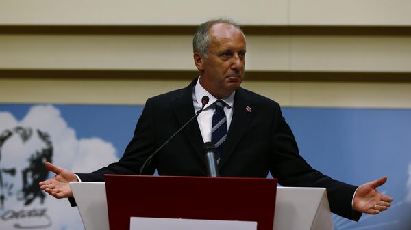 Muharrem Ince, el candidato retirado de las elecciones presidenciales de Turquía - Sputnik Mundo