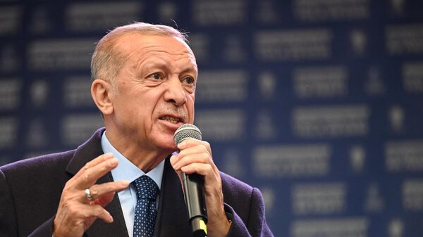 El actual presidente de Turquía, Recep Tayyip Erdogan - Sputnik Mundo