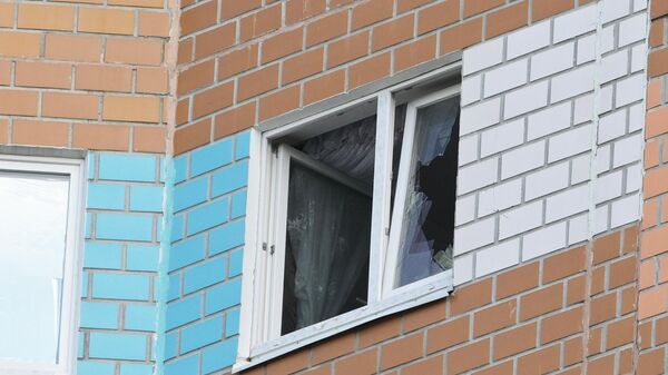 Consecuencias de ataque con drones contra un edificio en Moscú por parte de Ucrania - Sputnik Mundo