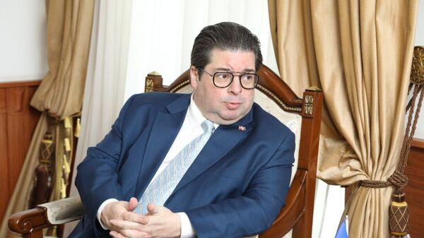 El embajador de la República Dominicana en Moscú, Hans Dannenberg Castellanos - Sputnik Mundo