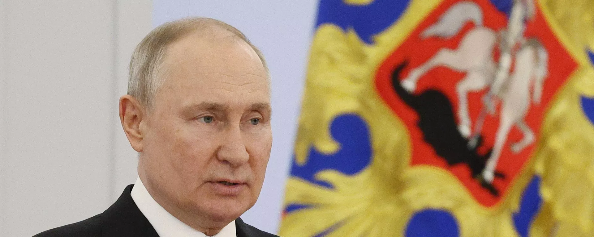 Vladímir Putin, el presidente ruso, en una reunión con graduados de instituciones de enseñanza militar superior, el 21 de junio de 2023 - Sputnik Mundo, 1920, 26.07.2023
