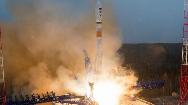 Lanzamiento de un cohete Soyuz-2.1b - Sputnik Mundo
