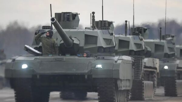 Tanques rusos de tercera generación T-14 Armata - Sputnik Mundo