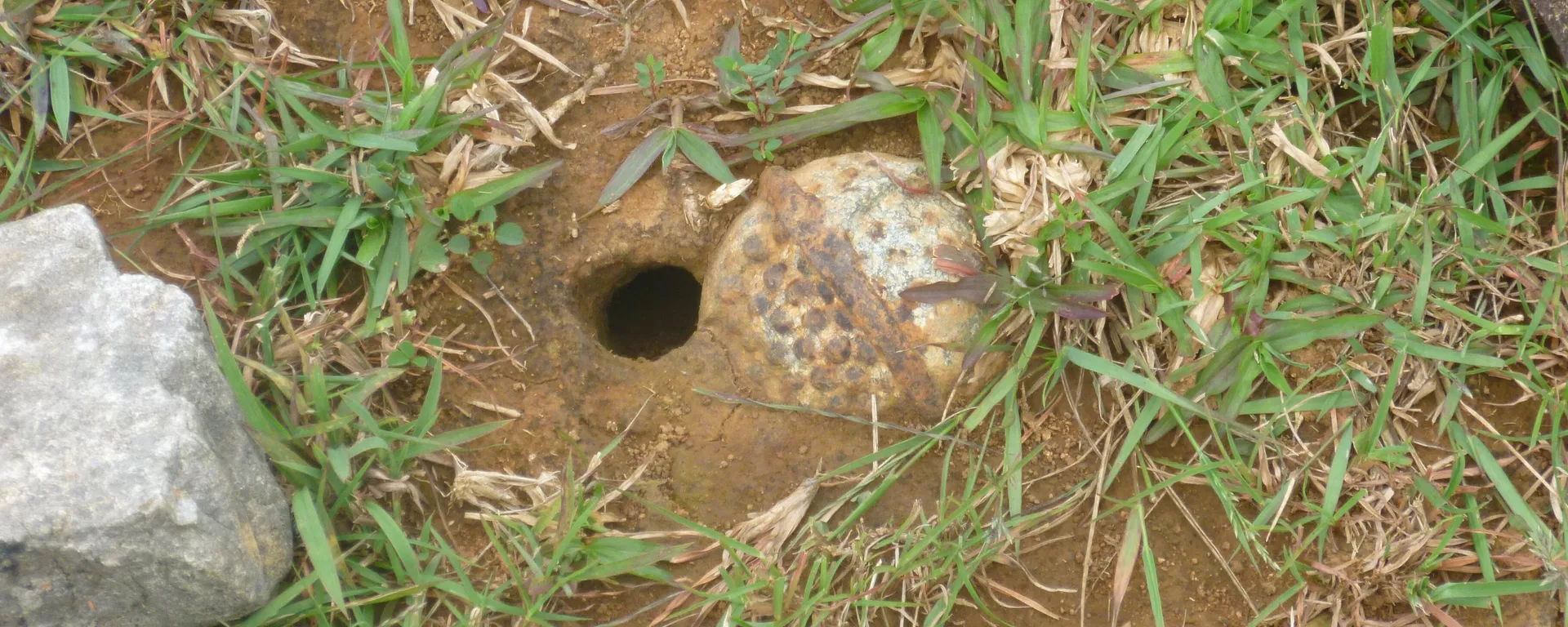 Una submunición de racimo sin detonar, probablemente del tipo BLU-26. Laos - Sputnik Mundo, 1920, 10.07.2023