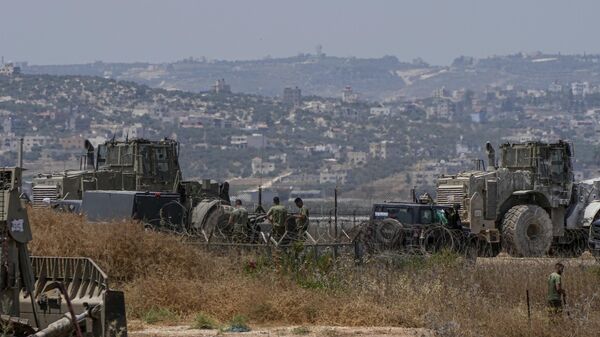 Soldados de Israel cerca de la ciudad de Yenín, Cisjordania (archivo) - Sputnik Mundo