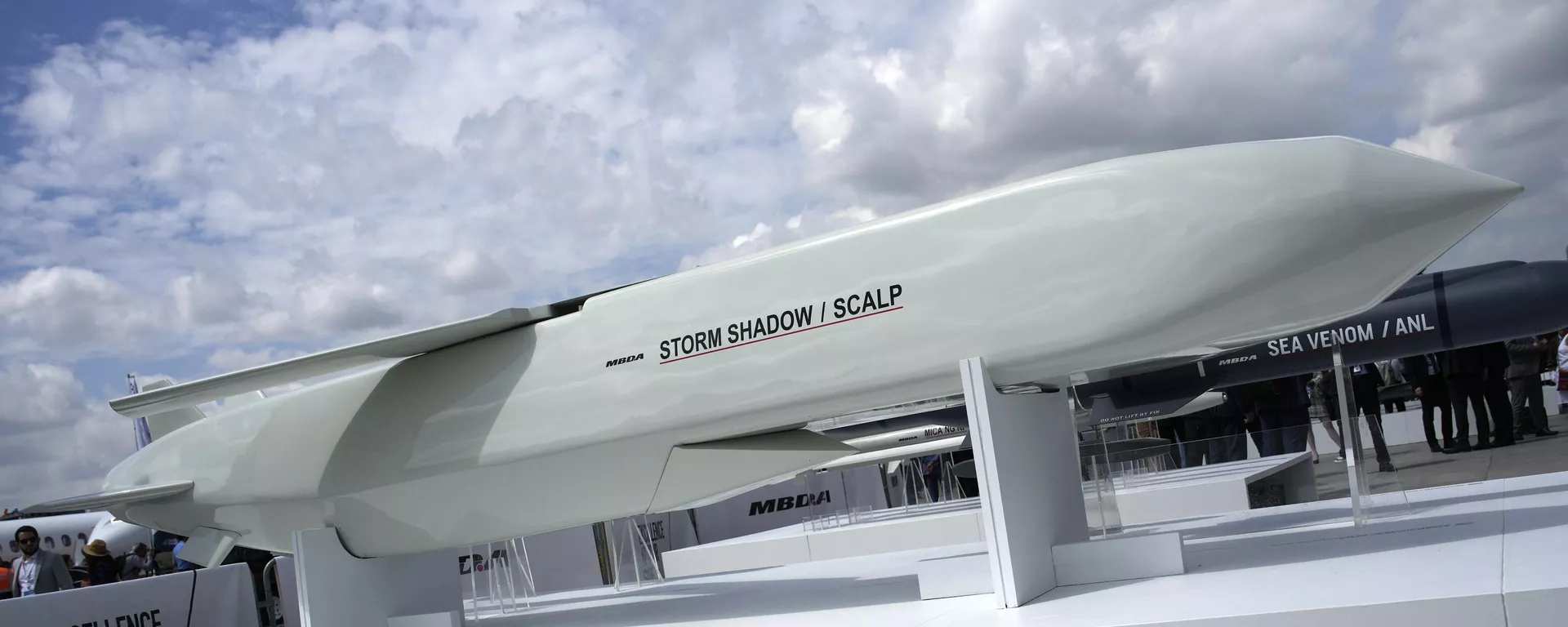 Missile da crociera Storm Shadow durante il Paris Air Show a Le Bourget, Francia, il 19 giugno 2023. - Sputnik World, 1920, 13.07.2023