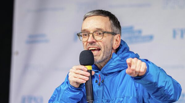 Herbert Kickl, el líder del Partido de la Libertad de Austria (FPO por sus siglas en alemán) - Sputnik Mundo