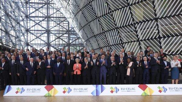 La Cumbre UE-CELAC se realizó en Bruselas, Bélgica. - Sputnik Mundo