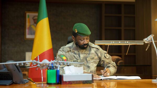 El líder del Gobierno de Mali, el coronel Assimi Goita - Sputnik Mundo