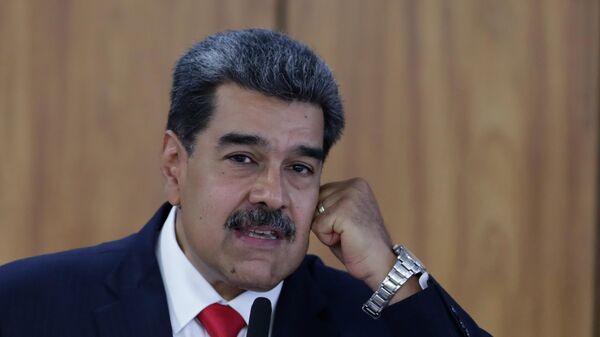 Nicolás Maduro, el presidente de Venezuela, en el palacio de Planalto en Brasilia, Brasil, el 29 de mayo de 2023. - Sputnik Mundo