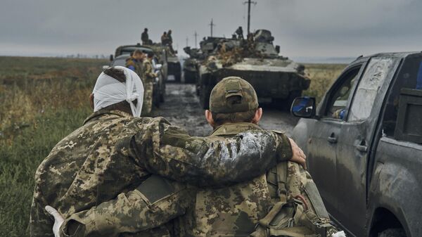 Militares ucranianos heridos - Sputnik Mundo