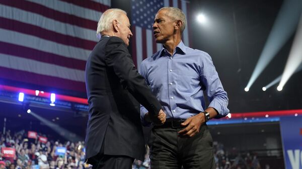 Joe Biden y Barack Obama (archivo) - Sputnik Mundo