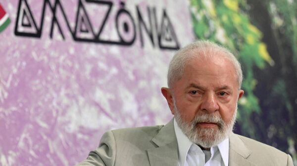 Lula da Silva, presidente de Brasil, durante un evento por la Amazonia - Sputnik Mundo