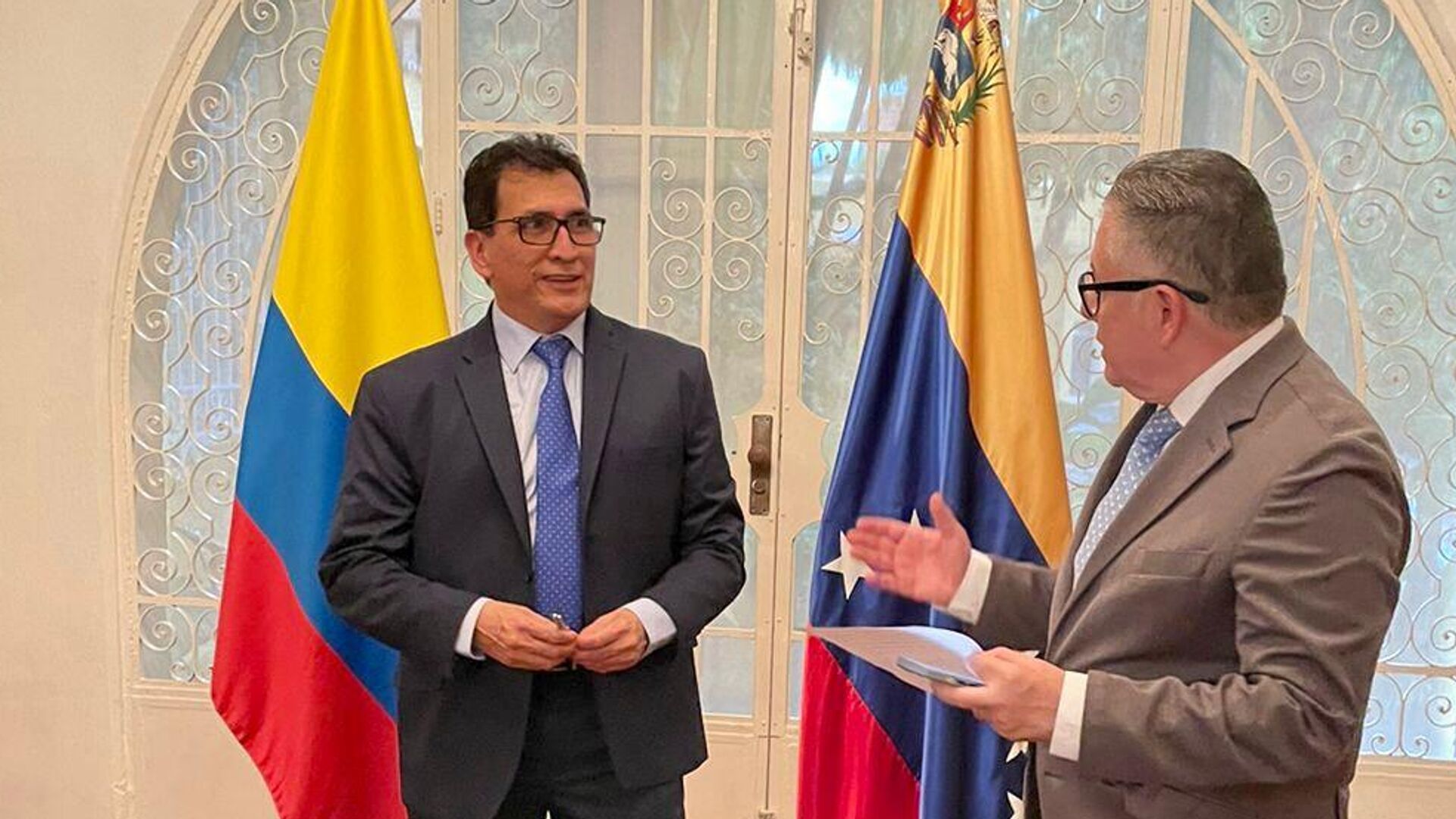 El Nuevo Embajador De Colombia En Venezuela Presenta Credenciales En ...