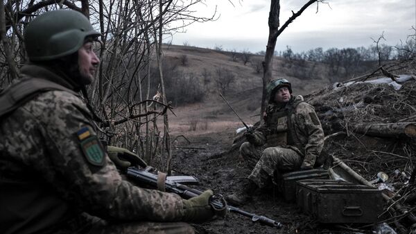 Militares ucranianos en Artiómovsk, uno de los lugares donde falló la contraofensiva - Sputnik Mundo