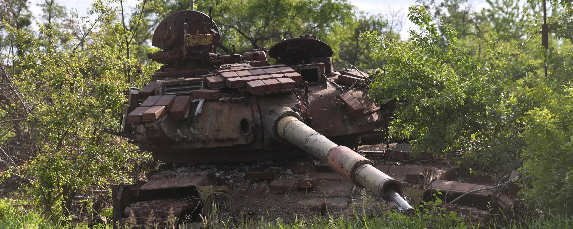 Un tanque ucraniano destruido Un tanque ucraniano destruido - Sputnik Mundo, 1920, 03.11.2023