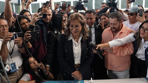 La ex primera dama y candidata presidencial de Guatemala por la Unidad Nacional de la Esperanza (UNE, conservadora), Sandra Torres - Sputnik Mundo