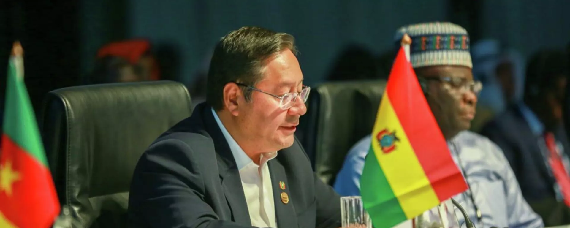 El presidente de Bolivia, Luis Arce, en la cumbre de los BRICS - Sputnik Mundo, 1920, 25.08.2023
