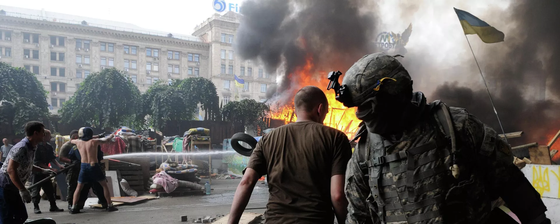 Protestas en Kiev, Ucrania, 2014 - Sputnik Mundo, 1920, 17.11.2023