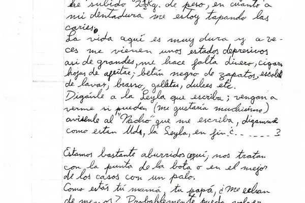 Carta de Michel Nash, cabo del ejército y desaparecido en septiembre de 1973 - Sputnik Mundo