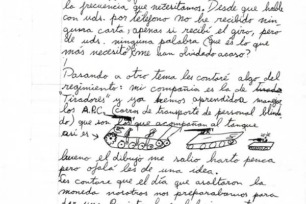 Carta de Michel Nash, cabo del ejército y desaparecido en septiembre de 1973 - Sputnik Mundo
