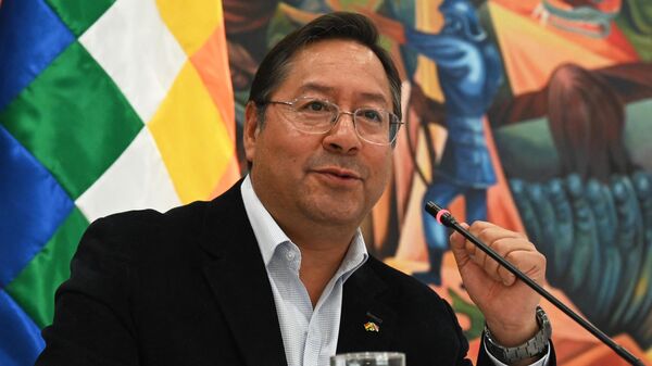 Luis Arce, presidente de Bolivia - Sputnik Mundo