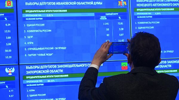 Resultado de las elecciones en Rusia, septiembre de 2023 - Sputnik Mundo