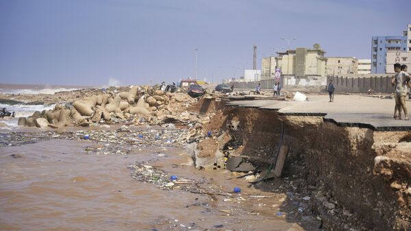 Las inundaciones en Libia - Sputnik Mundo