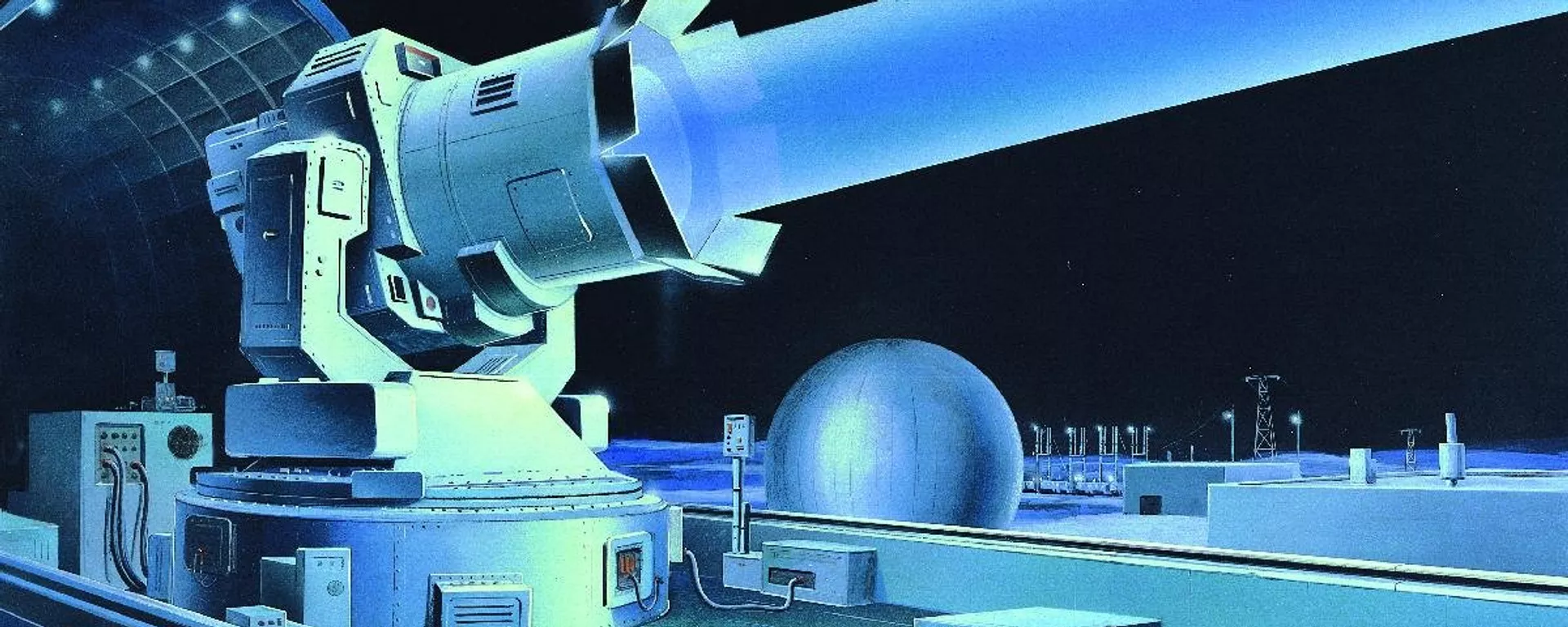 Installazione laser terrestre sovietica.  Illustrazione della Defense Intelligence Agency - Sputnik World, 1920, 13.09.2023
