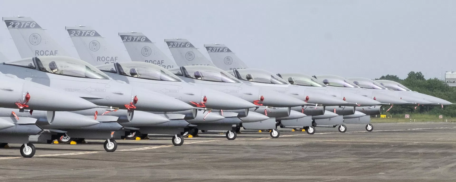 Cazas de fabricación estadounidense F-16 en la isla de Taiwán - Sputnik Mundo, 1920, 15.09.2023